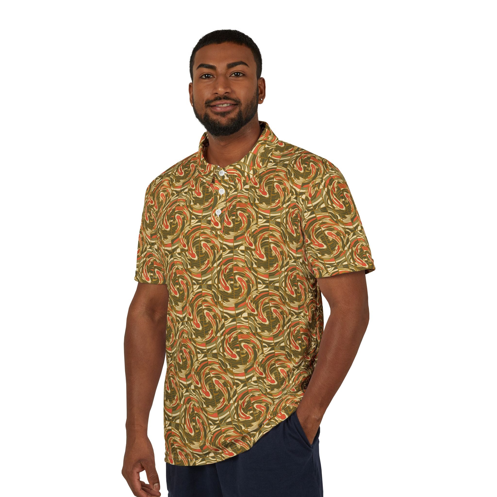 RETRO KOI POLO